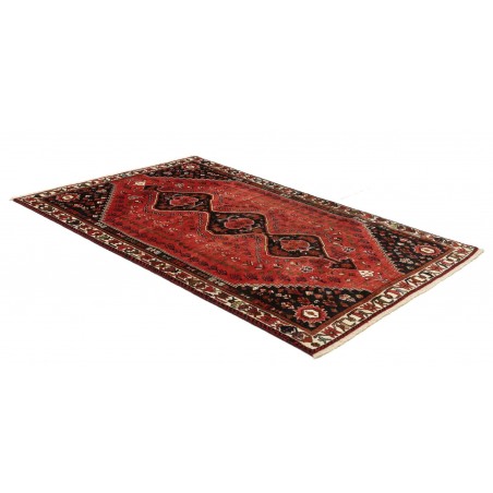 Tappeto Shiraz Persia marrone giallo 163x253