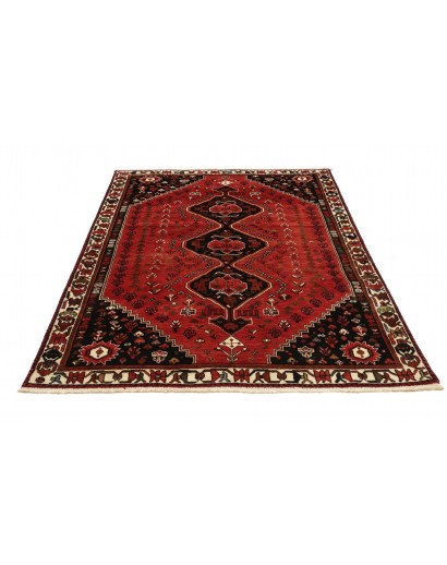 Tappeto Shiraz Persia marrone giallo 163x253