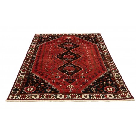 Tappeto Shiraz Persia marrone giallo 163x253