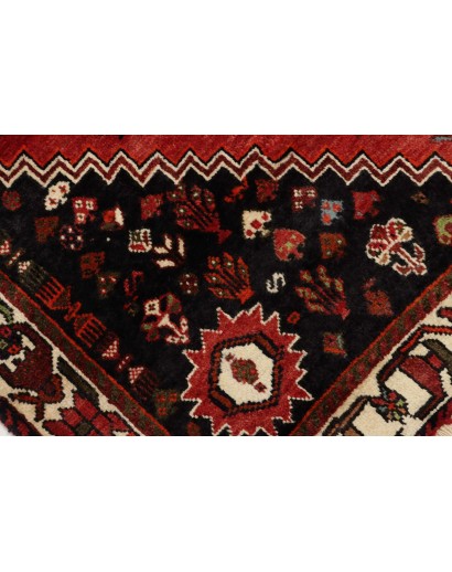 Tappeto Shiraz Persia marrone giallo 163x253