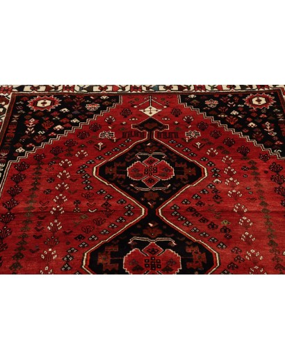 Tappeto Shiraz Persia marrone giallo 163x253