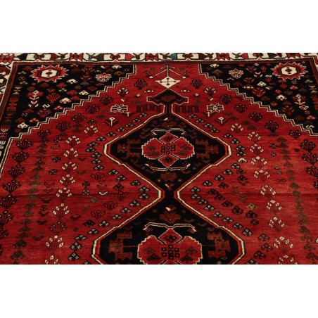 Tappeto Shiraz Persia marrone giallo 163x253