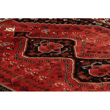 Tappeto Shiraz Persia marrone giallo 163x253