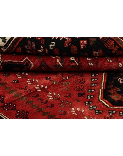 Tappeto Shiraz Persia marrone giallo 163x253