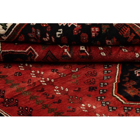 Tappeto Shiraz Persia marrone giallo 163x253