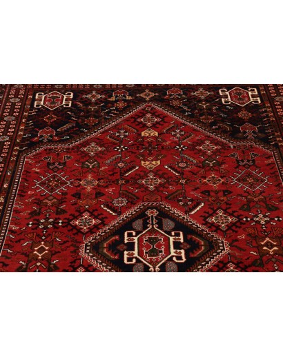 Tappeto Shiraz Fine Persia marrone giallo 160x262