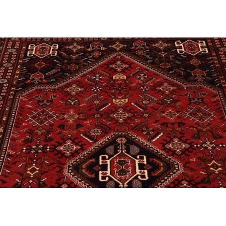 Tappeto Shiraz Fine Persia marrone giallo 160x262