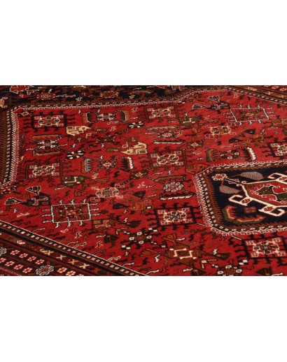 Tappeto Shiraz Fine Persia marrone giallo 160x262