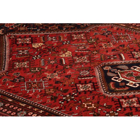 Tappeto Shiraz Fine Persia marrone giallo 160x262