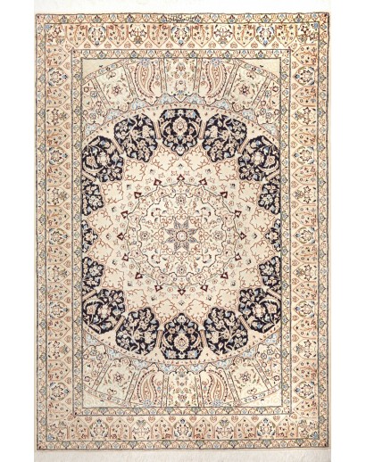 Tappeto Nain 6La Persia giallo marrone 130x205