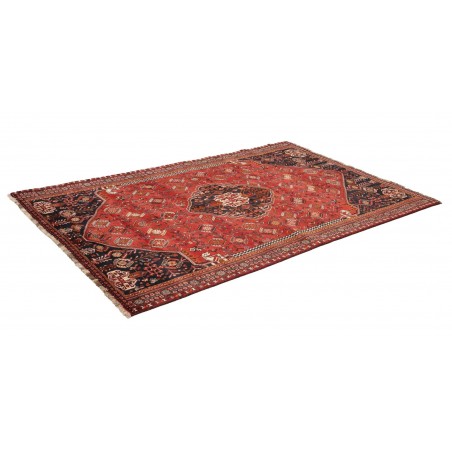 Tappeto Shiraz Fine Persia marrone giallo 160x255
