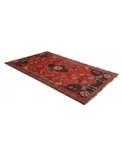 Tappeto Shiraz Fine Persia marrone giallo 160x255