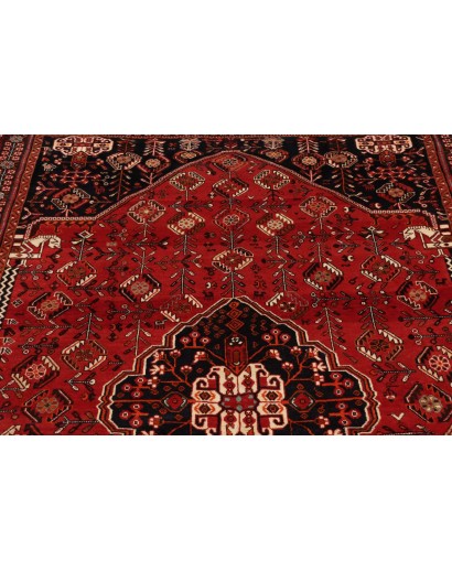 Tappeto Shiraz Fine Persia marrone giallo 160x255