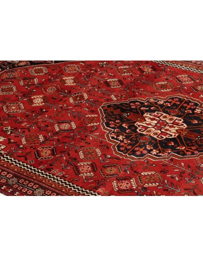 Tappeto Shiraz Fine Persia marrone giallo 160x255