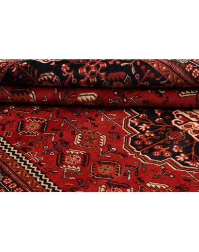 Tappeto Shiraz Fine Persia marrone giallo 160x255