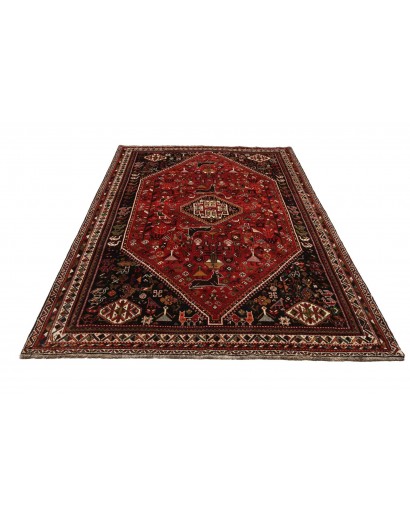 Tappeto Shiraz Persia marrone blu 183x295