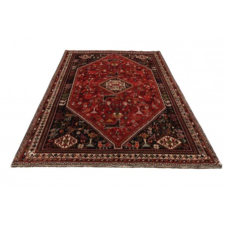 Tappeto Shiraz Persia marrone blu 183x295