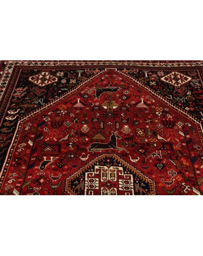 Tappeto Shiraz Persia marrone blu 183x295