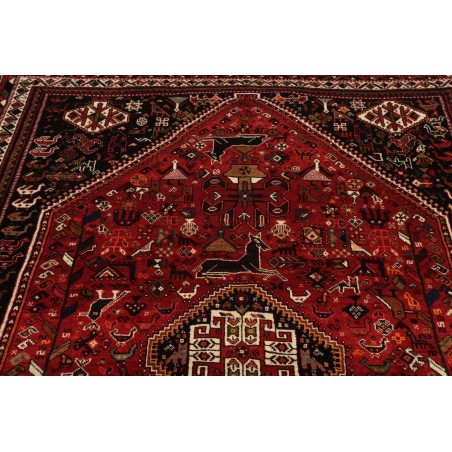 Tappeto Shiraz Persia marrone blu 183x295