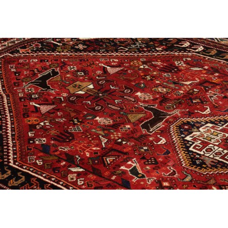 Tappeto Shiraz Persia marrone blu 183x295