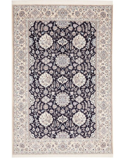 Tappeto Nain 6La Persia bianco grigio 156x235