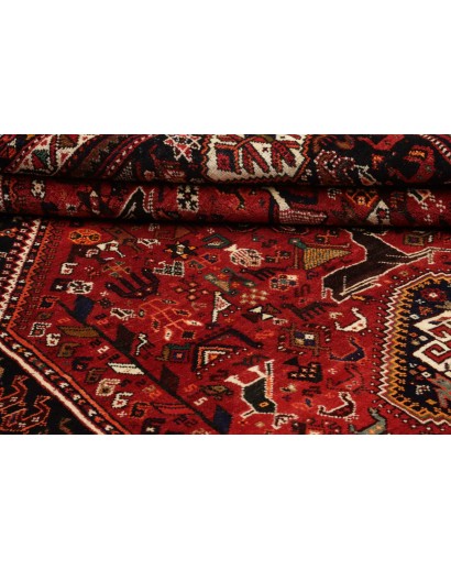 Tappeto Shiraz Persia marrone blu 183x295