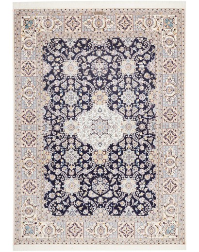 Tappeto Nain 6La Persia bianco grigio 180x246
