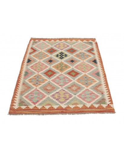 Tappeto Kilim Afghanistan marrone beige 102x147