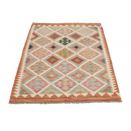 Tappeto Kilim Afghanistan marrone beige 102x147