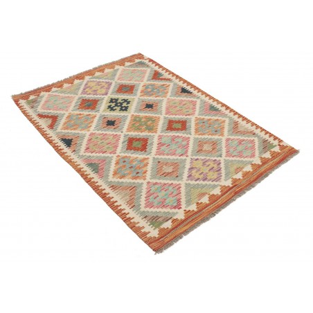 Tappeto Kilim Afghanistan marrone beige 102x147
