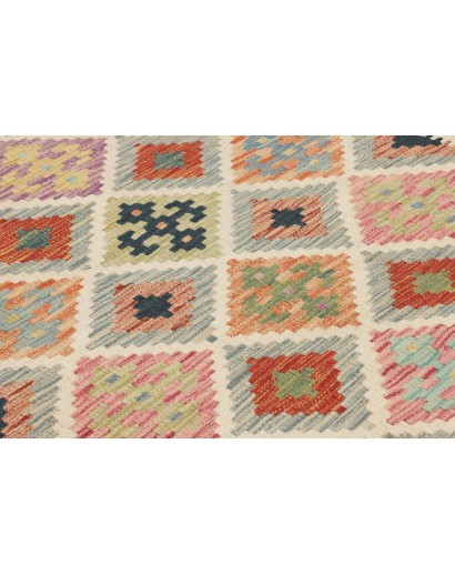 Tappeto Kilim Afghanistan marrone beige 102x147