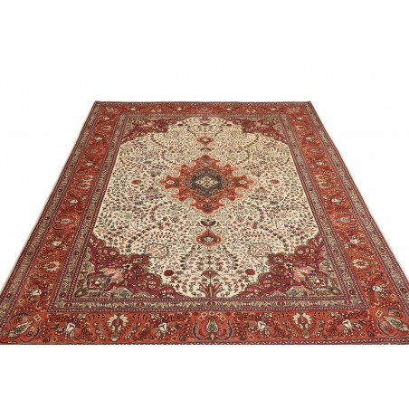 Tappeto Tabriz Persia marrone 203x292