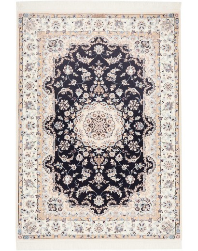 Tappeto Nain 6La Persia bianco grigio 126x175