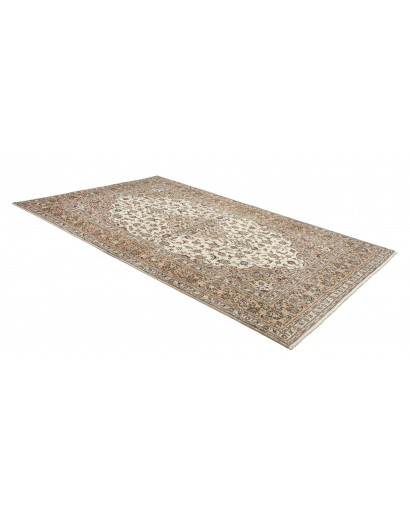 Tappeto Kashan Persia azzurro bianco 198x312