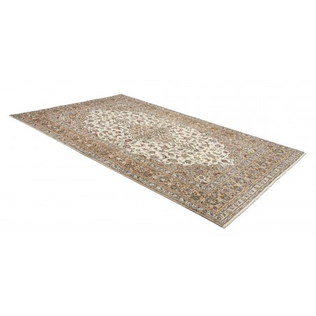 Tappeto Kashan Persia azzurro bianco 198x312