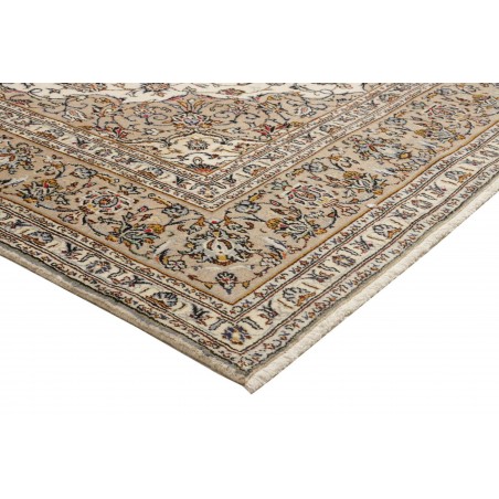Tappeto Kashan Persia azzurro bianco 198x312