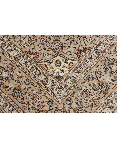 Tappeto Kashan Persia azzurro bianco 198x312