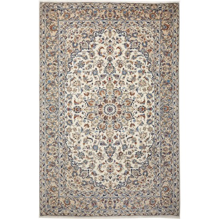 Tappeto Kashan Persia beige verde 197x300