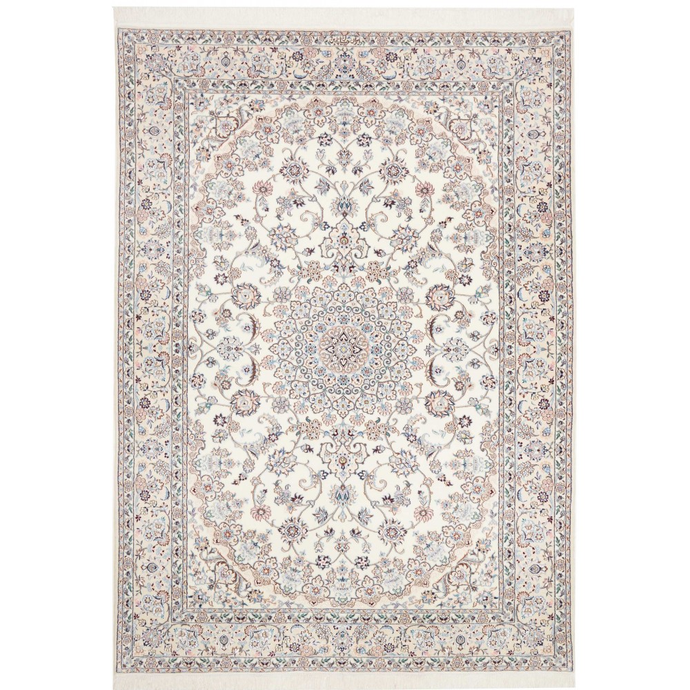 Tappeto Nain 6La Persia bianco 170x242 Tappeto Nain 6La Persia bianco 170x242
