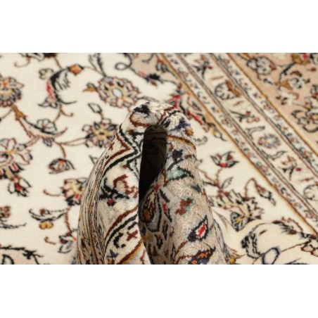 Tappeto Kashan Persia azzurro bianco 198x312
