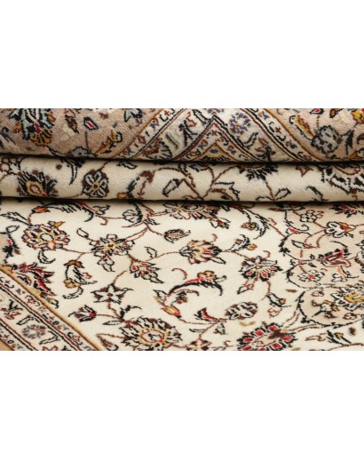 Tappeto Kashan Persia azzurro bianco 198x312