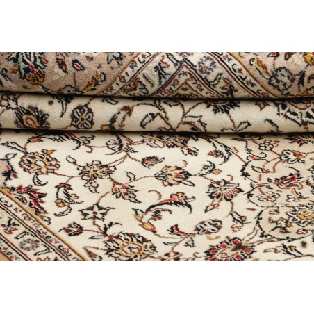Tappeto Kashan Persia azzurro bianco 198x312