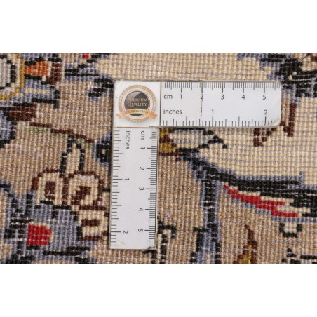 Tappeto Kashan Persia azzurro bianco 198x312