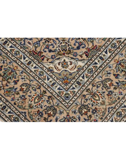 Tappeto Kashan Persia beige verde 198x300