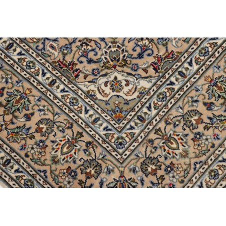 Tappeto Kashan Persia beige verde 198x300