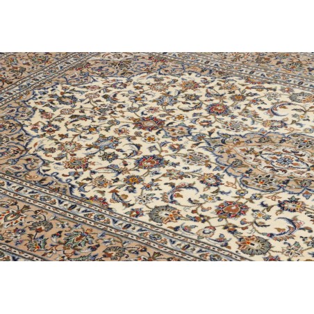 Tappeto Kashan Persia beige verde 198x300