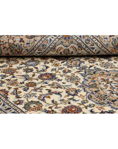 Tappeto Kashan Persia beige verde 198x300