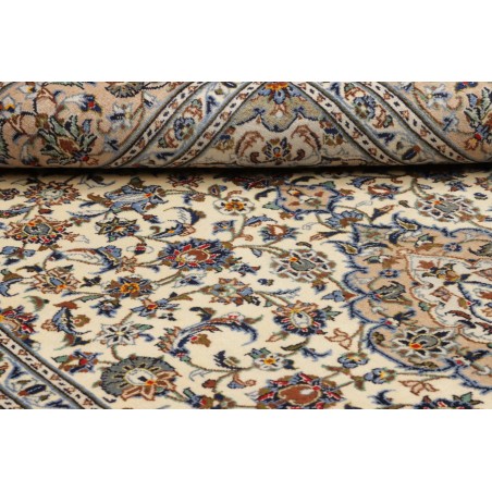Tappeto Kashan Persia beige verde 198x300