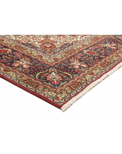 Tappeto Tabriz Persia marrone giallo 200x296