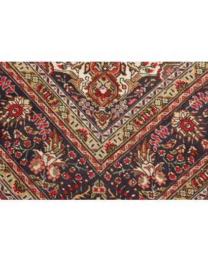 Tappeto Tabriz Persia marrone giallo 200x296